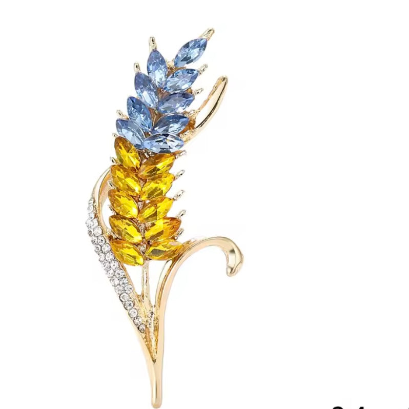 Brooch Kolosok/..брошка Колосок