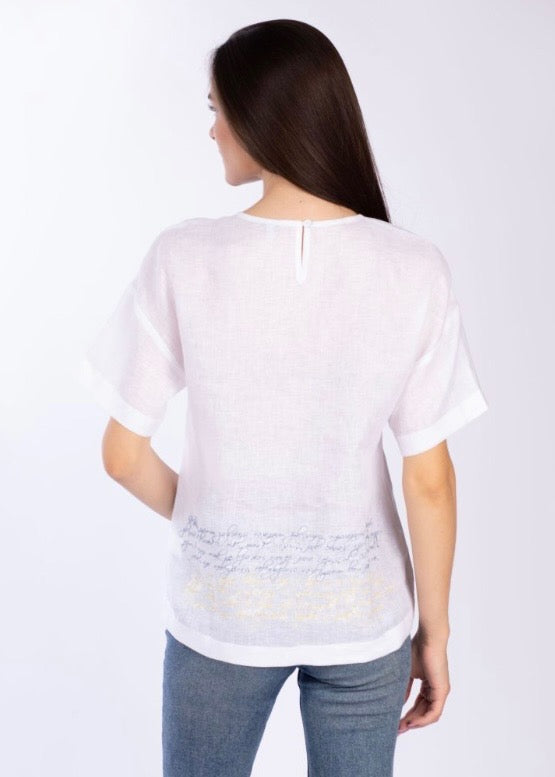 T-Shirt White (Lesya Ukrayinka, Female)