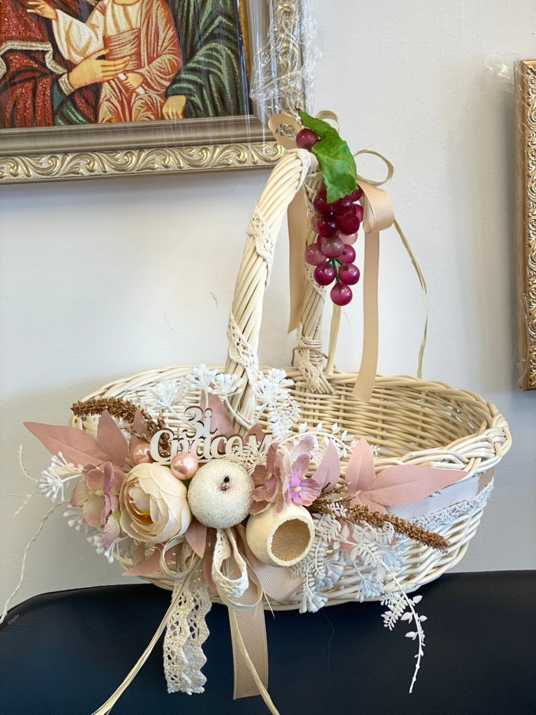 Baskets with Flowers