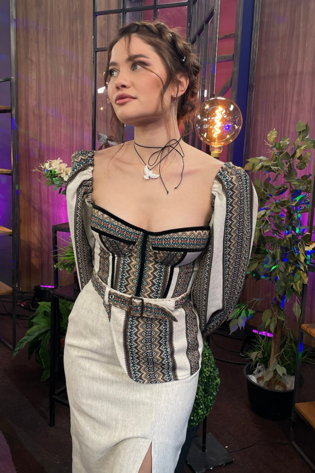 Комплект з корсетом Буковина