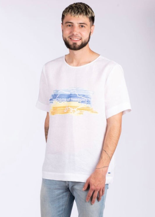 White T-Shirt (Flag)