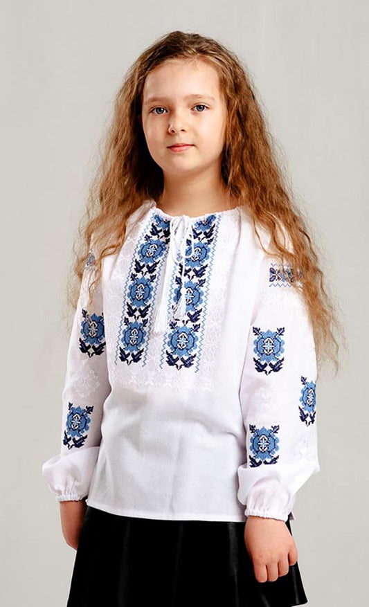 Embroidered kids vyshyvanka/..вишиванка для дівчинки