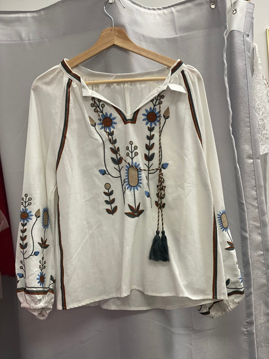 Embroidered blouse
