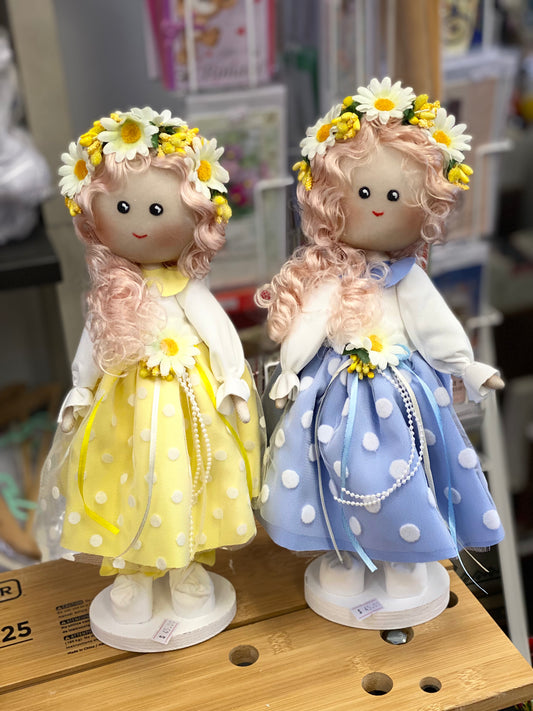 Traditional Doll (Yellow & Blue)