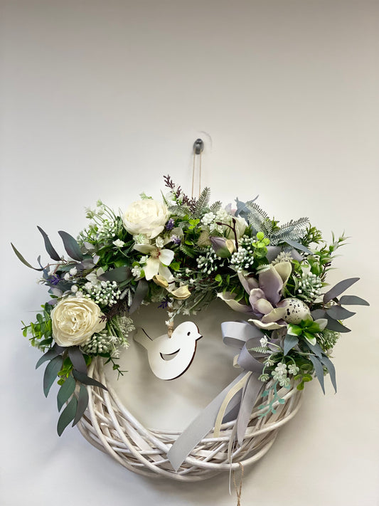 Весняно-Великодній вінок на двері!