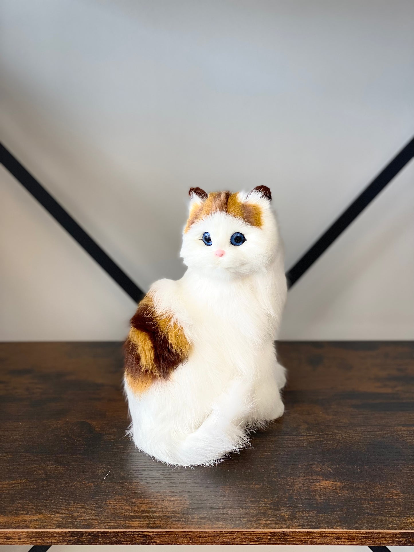 Realistic fur cat toys/ …котик з натуральної шерсті кролика
