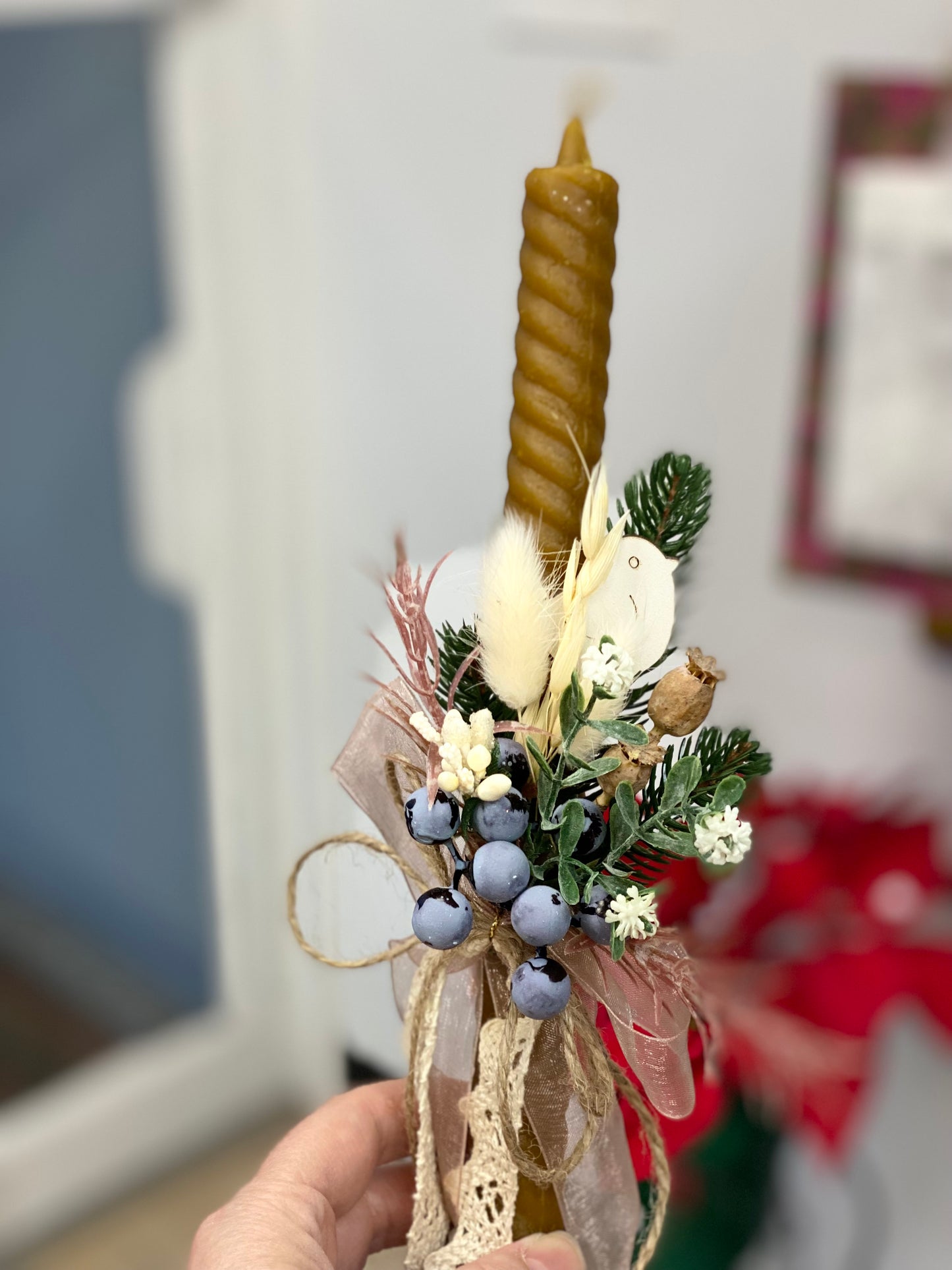 Handmade beeswax candles/ свічки воскові ручної роботи