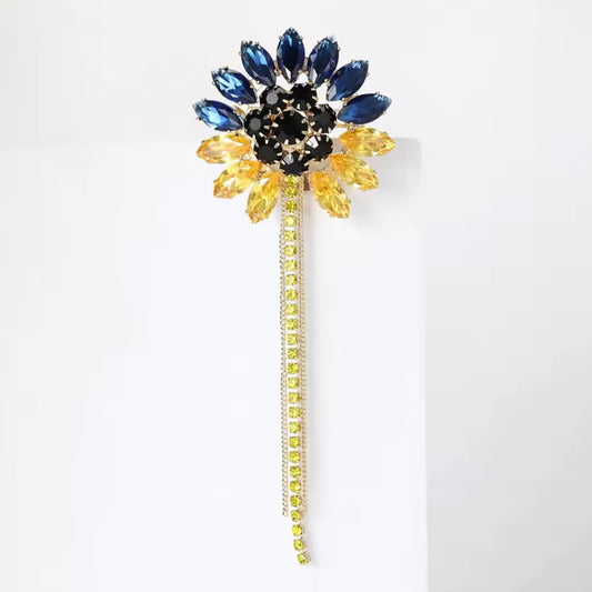 Ukrainian brooch Sonyashnyk/.. брошка Соняшник