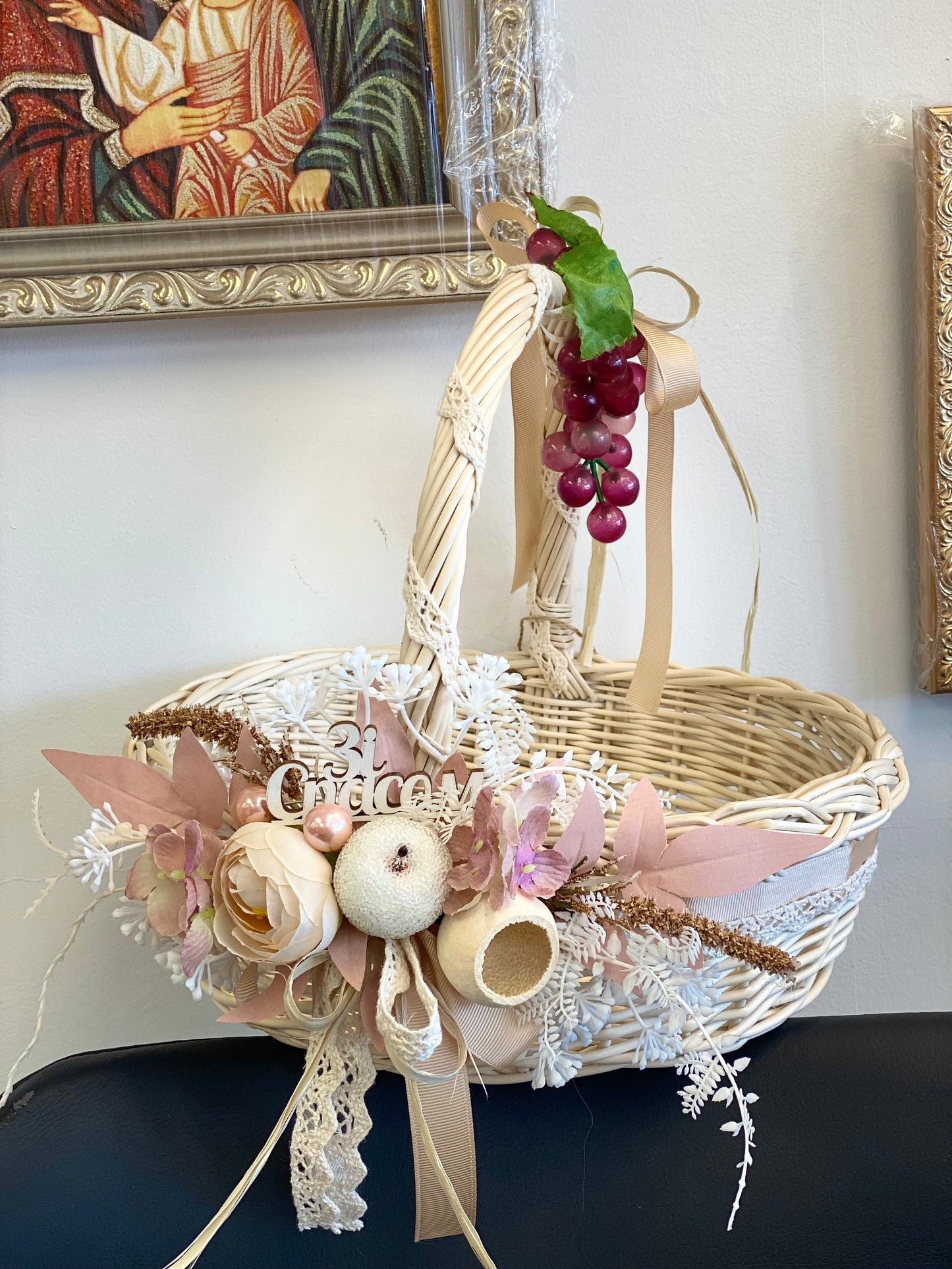 Baskets with Flowers (Medium)