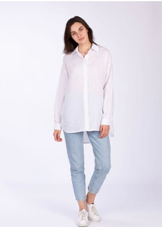 Shirt White (Ukrainian Flag, Female)
