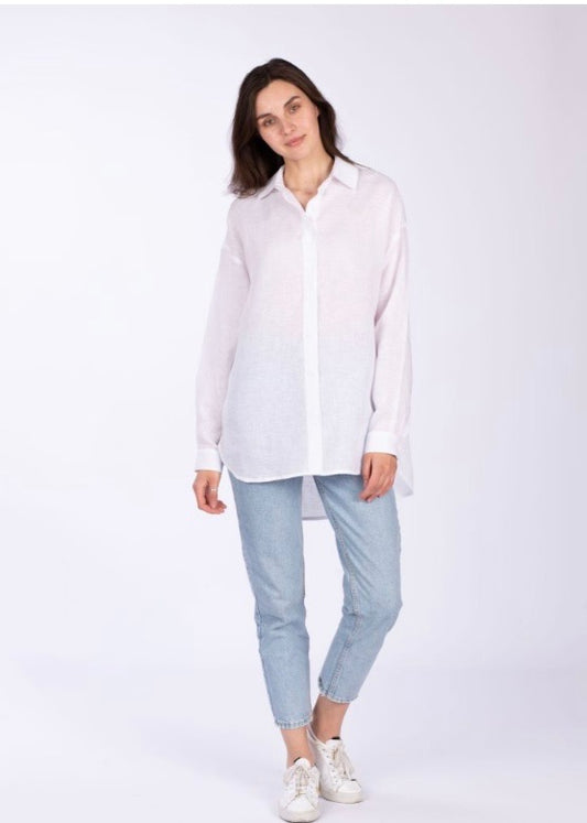 Shirt White (Ukrainian Flag, Female)