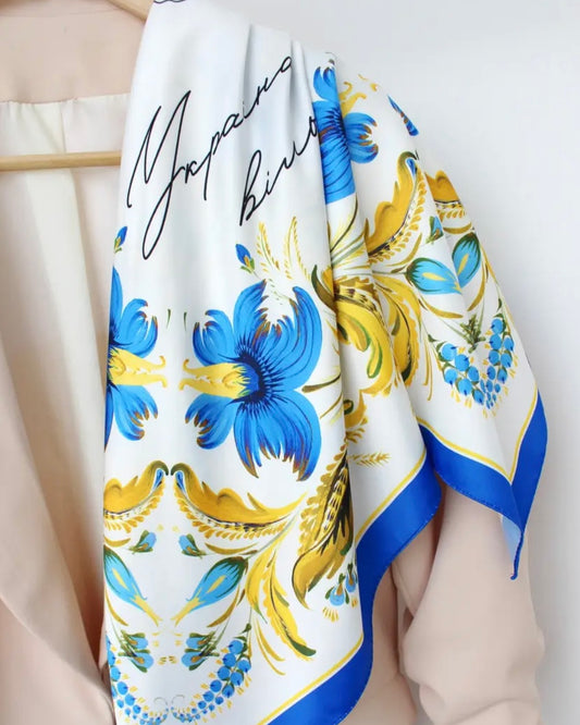 Хустина шовкова патріотична