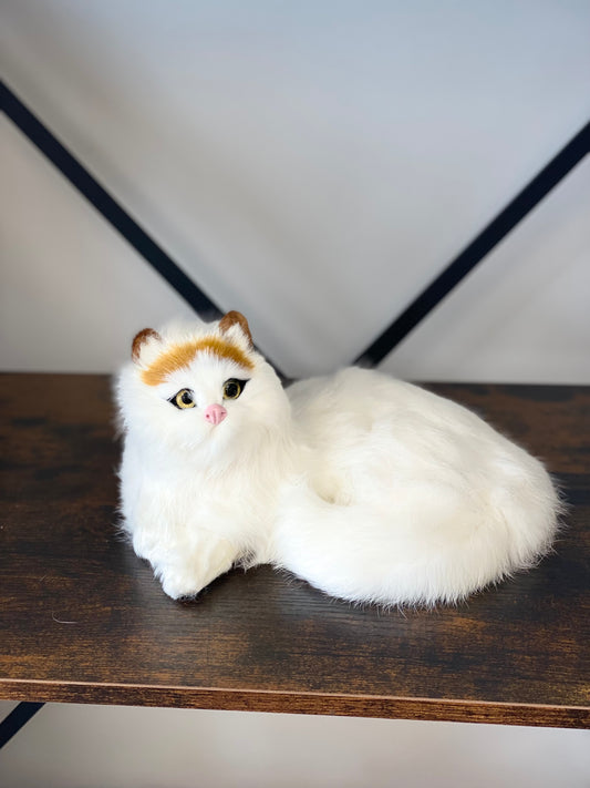 Realistic fur cat toy