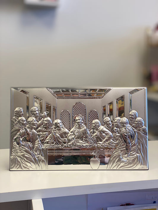 Silver Holy Dinner Icon