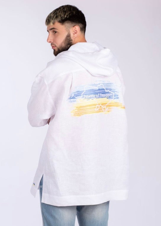 White Hoodie (Flag)