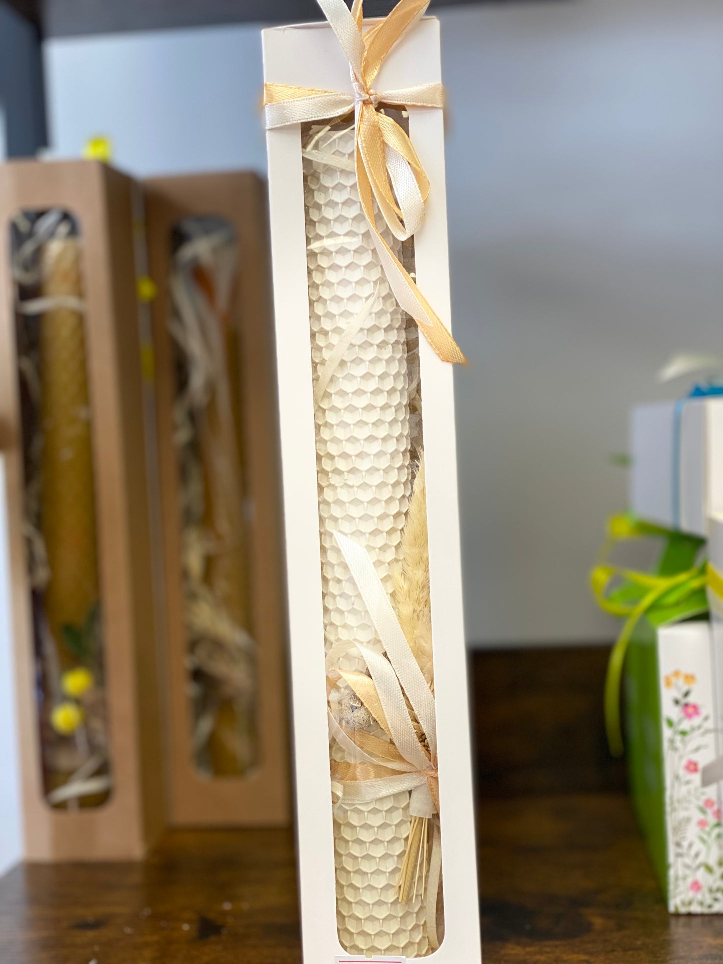 Hand made candle/..свічка воскова ручної роботи