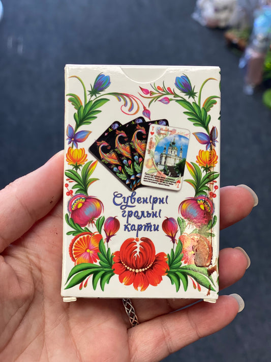 Сувенірні гральні карти Україна