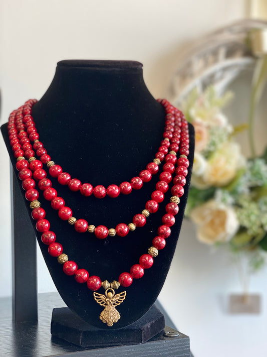 Necklace/..Намисто трьохрядне