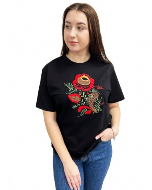 Embroidered T-shirt/…футболка жіноча