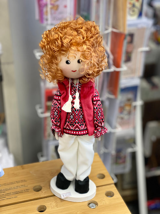 Traditional Doll (Red & Curly Hair)