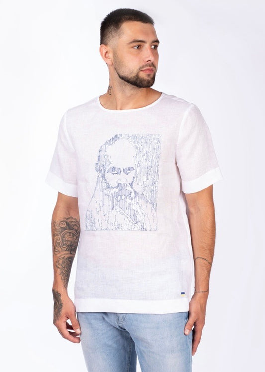 White T-Shirt (Taras Shevchenko)