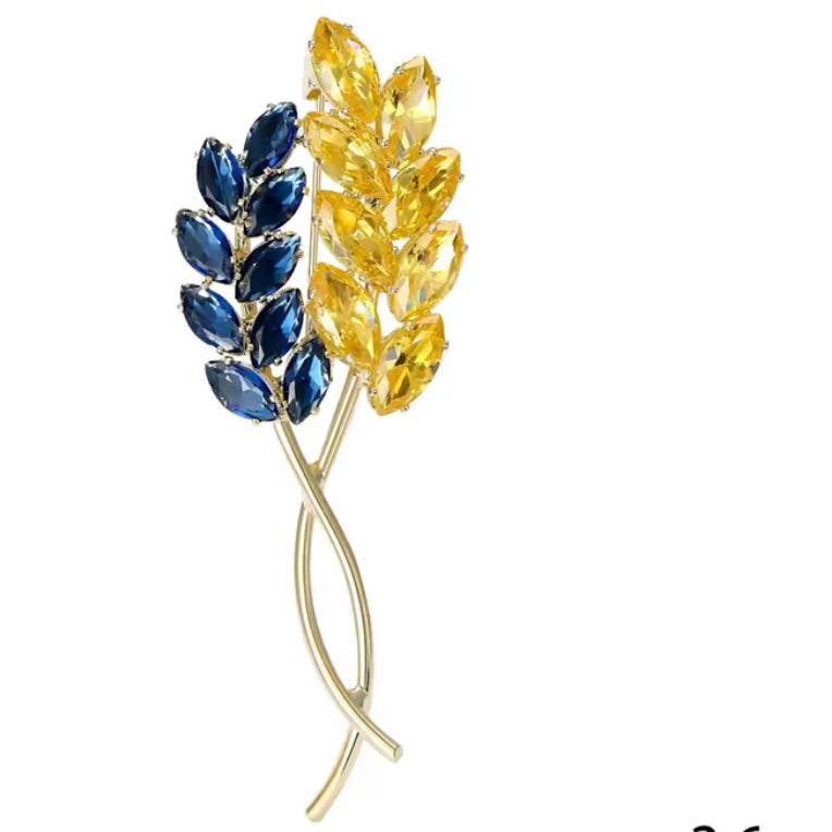 Brooch Kolosok/..брошка Колосок