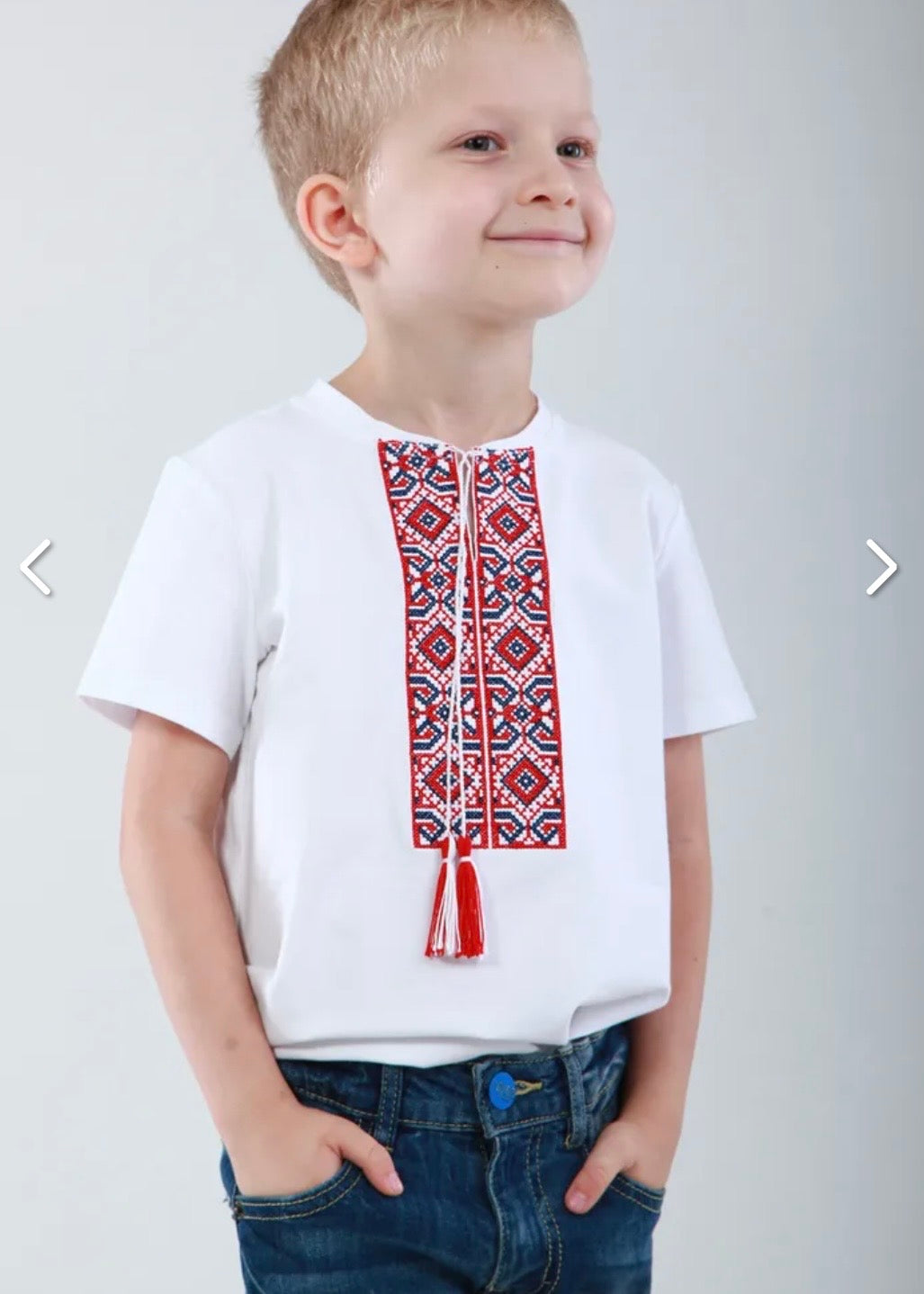 Дитяча вишита футболка для хлопчика
