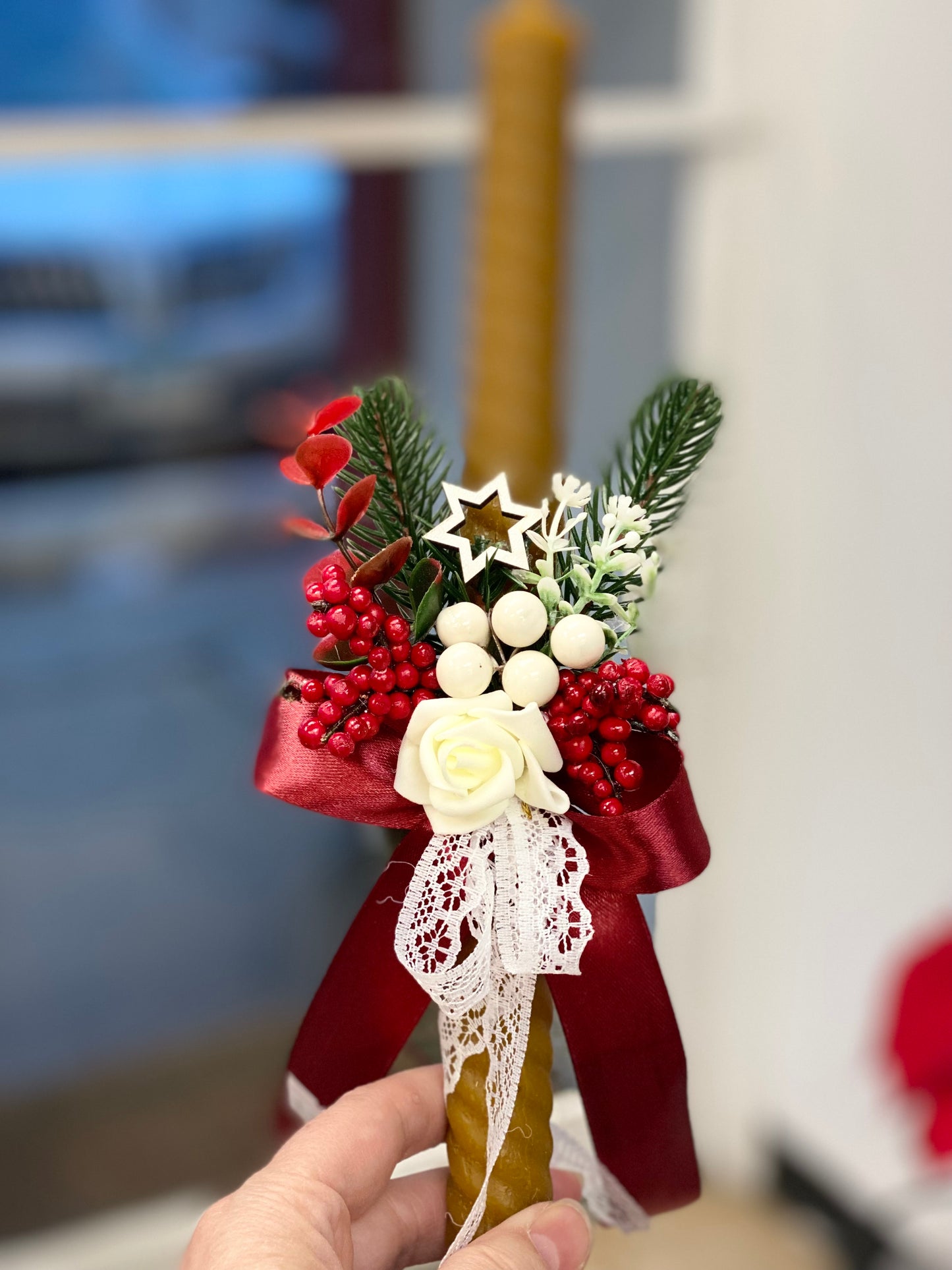 Handmade beeswax candles/ свічки воскові ручної роботи